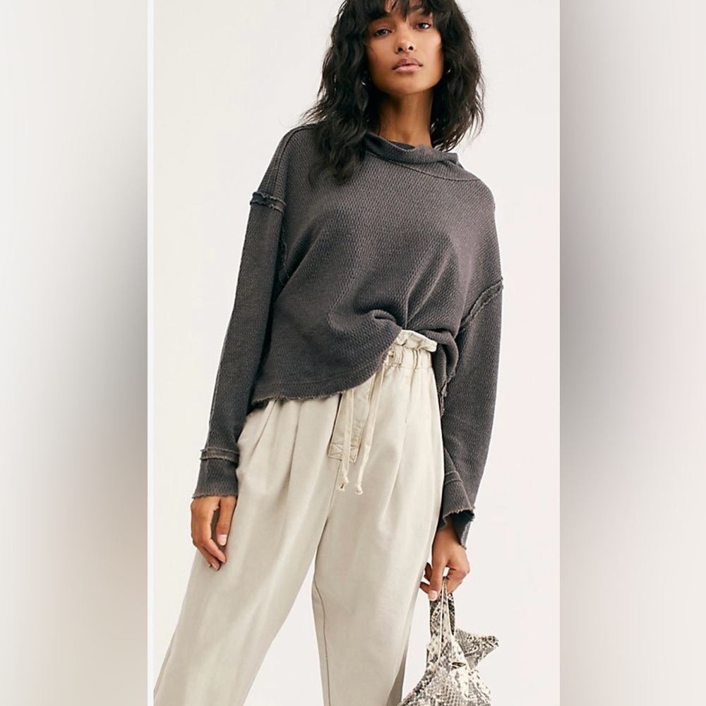 fp we the free cowl neck pullover